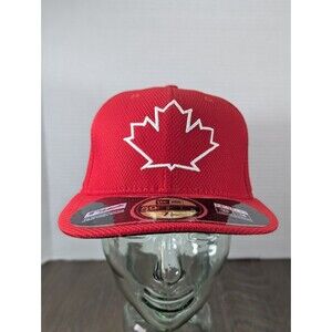 NWT New Era MLB Toronto Blue Jays Baseball Cap Hat Fitted 7 1/8 NE TECH Red  UV